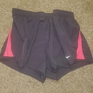 Ladies Medium grey/pink Nike shorts